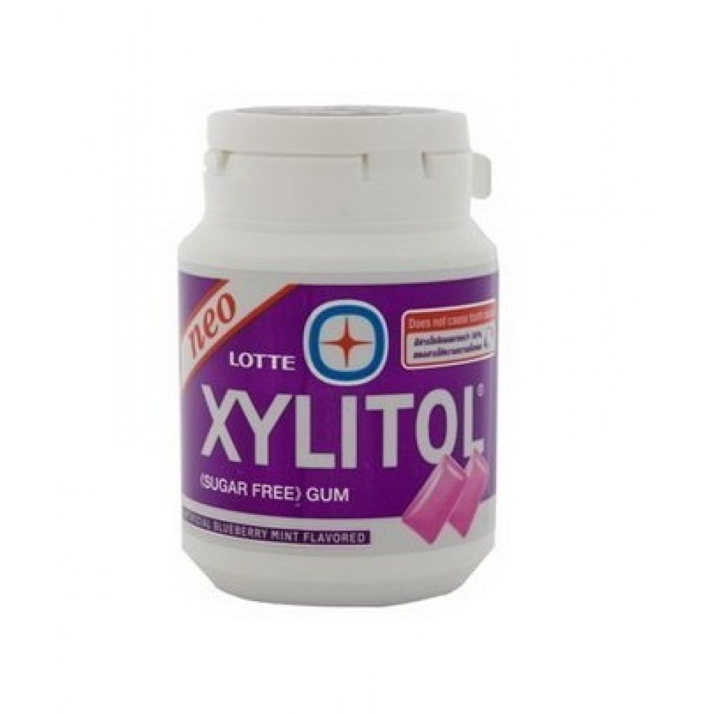 Lotte Xylitol Blueberry Mint 58g